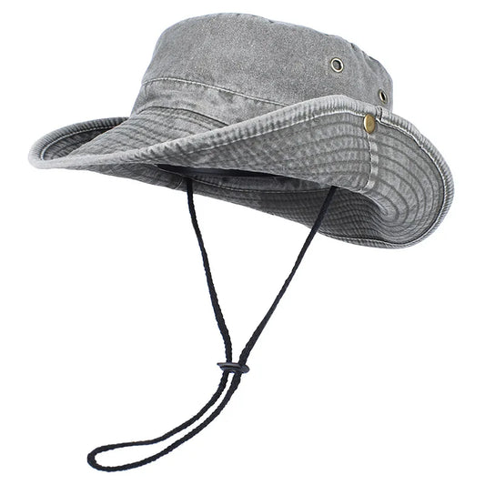 Summer Bucket Hats 2026 Outdoor Sun Hat Woman Solid Cotton