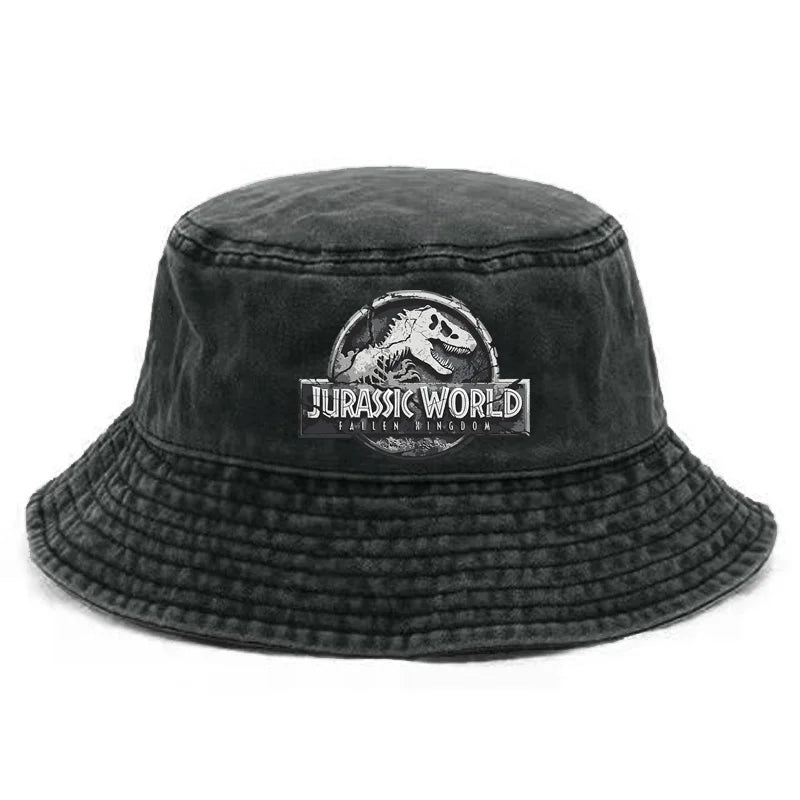 Jurassic World Bob Bucket Hat Distressed Hats Cap Men