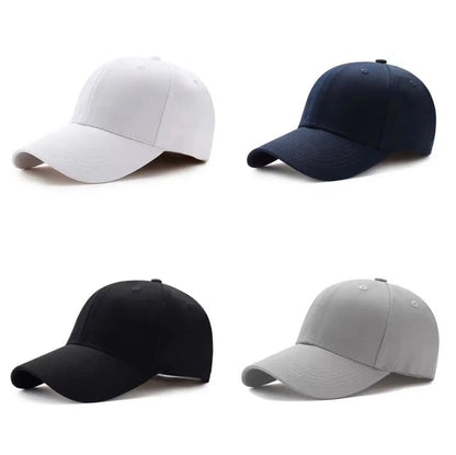 Summer Baseball Cap Pure Cotton Solid Color Cap Fashion Driver Hat Sunshade Four Seasons Hat