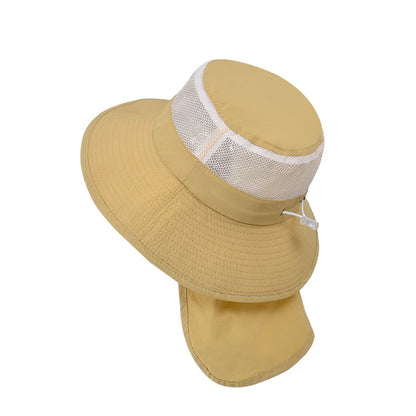 1147 Summer Boys and Girls Sunshade Hat Large brim Sunshade Shawl Breathable Fishing Hat