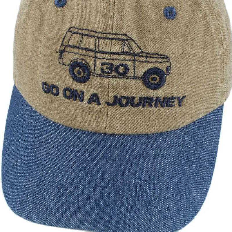 Summer Vintage Baseball Cap Kids Washed Cotton Denim