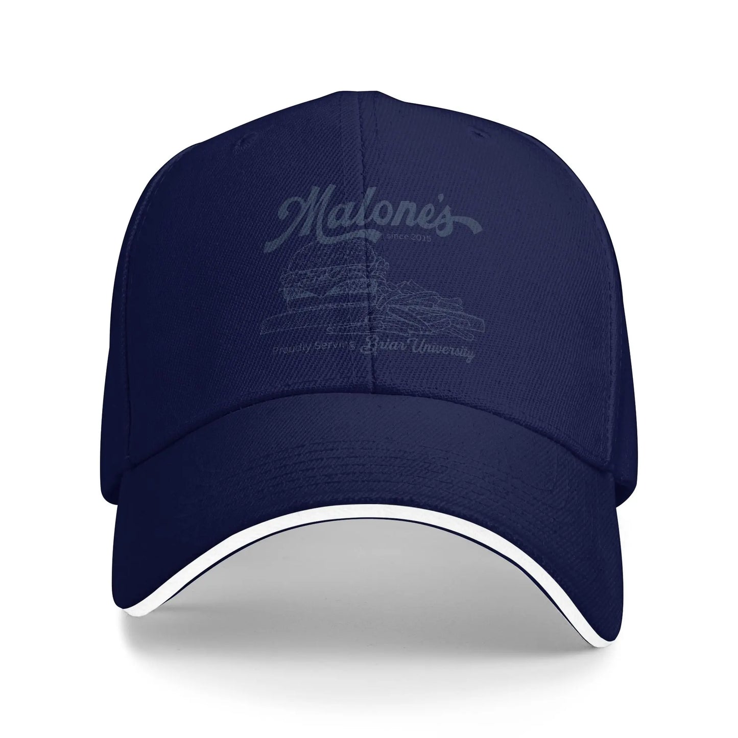 Off Campus Retro Burger Sun Hat Autumn Sunscreen Baseball Caps Men's Women's