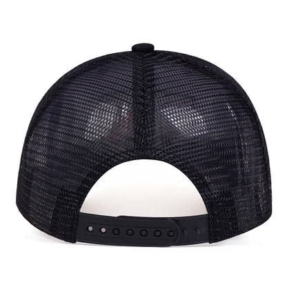 Unisex Skeleton Head Branch Heart Embroidery Baseball Net Caps Spring Summer
