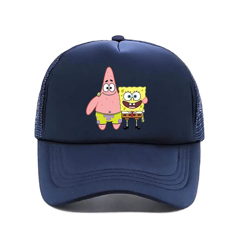 Fashion Cute SpongeBobs Print Baseball Cap Cartoon Men Women Summer