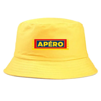 Adult Pastis Apero Bobs Man Reversible Bucket Hat Woman Outdoor Sports Fisherman Cap