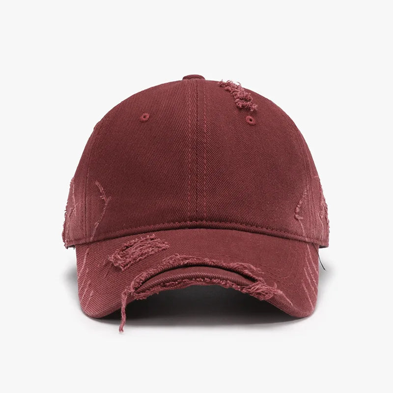 Personalized Washed Soft Crown Tie Dye Ripped Baseball Cap
