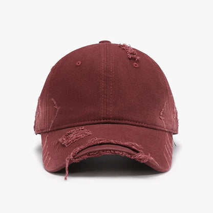 Personalized Washed Soft Crown Tie Dye Ripped Baseball Cap