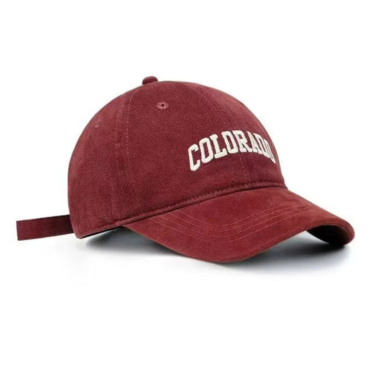 Unisex Colorado Letter Embroidery Baseball Caps Spring Autumn