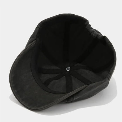 Four Seasons Cotton Solid Newsboy Caps Octagonal Cap