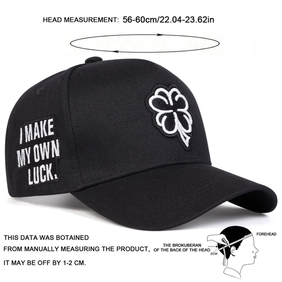 Unisex Clover Embroidery Baseball Net Caps Spring and Summer