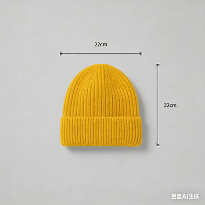 Autumn  Winter Short Warm Melon Hat Men