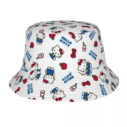 Kittys Leopard Bucket Hat Vocation Getaway Headwear Accessories Fisherman Cap