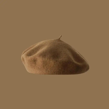 Wool Beret Hat Women French Beret Vintage Painter Cap