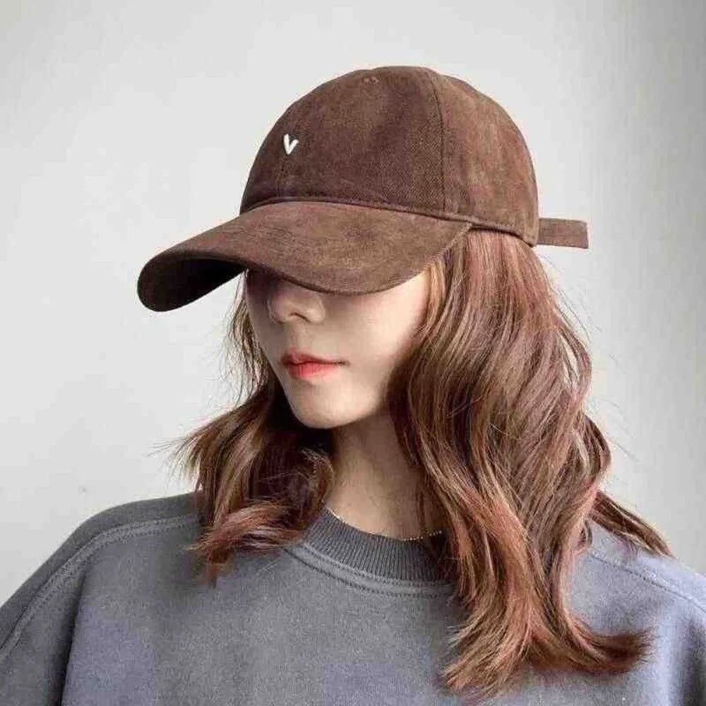Fashion Embroidery Baseball Cap Wide Brim Retro Baseball Hat
