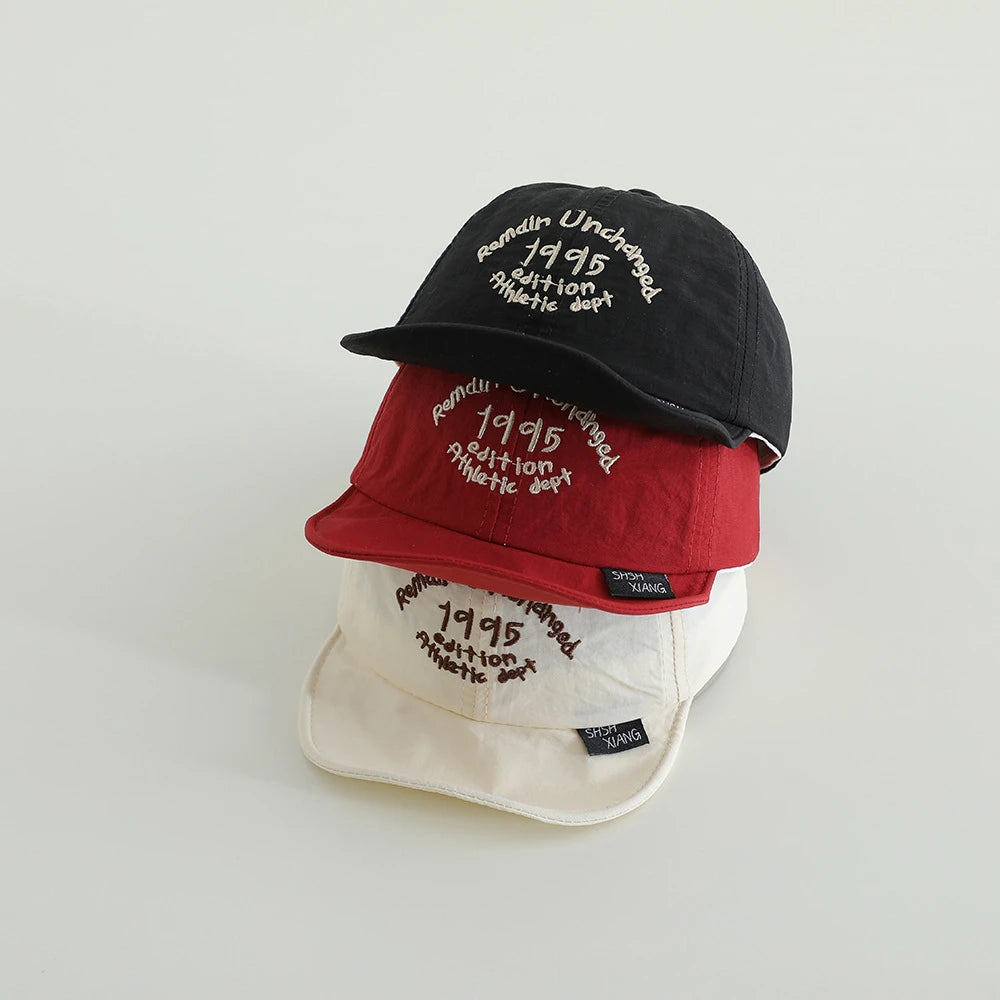 Quick Drying Baby Duck Tongue Hat Summer Eave Kids Baseball Cap For Children Summer Sun Hats