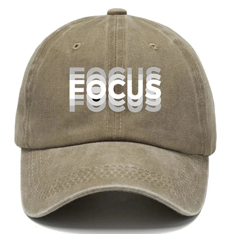 Washed Baseball Cap Print Adjustable Hat