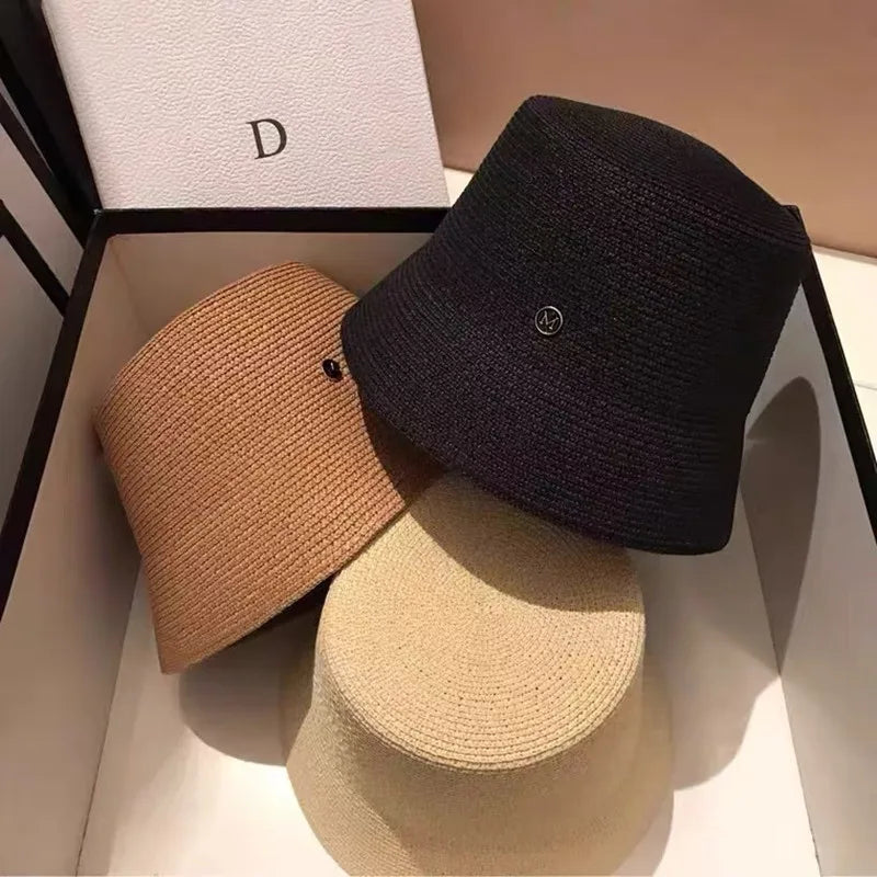 Japanese Designer M Straw Weaving Hat Summer
