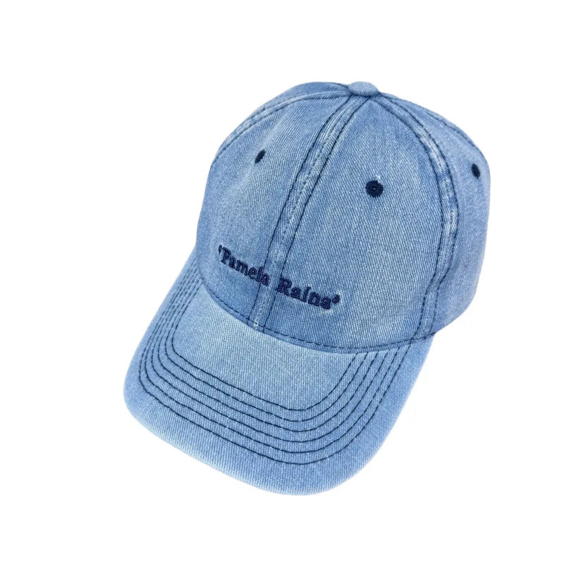 Denim Baseball Cap For Women Men Vintage Thick Cotton Caps Unisex