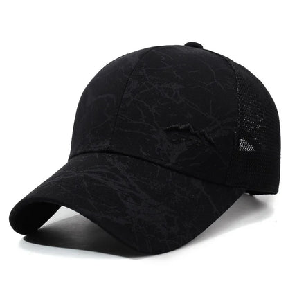 Summer Men's Sun Hat Mesh Back Baseball Cap