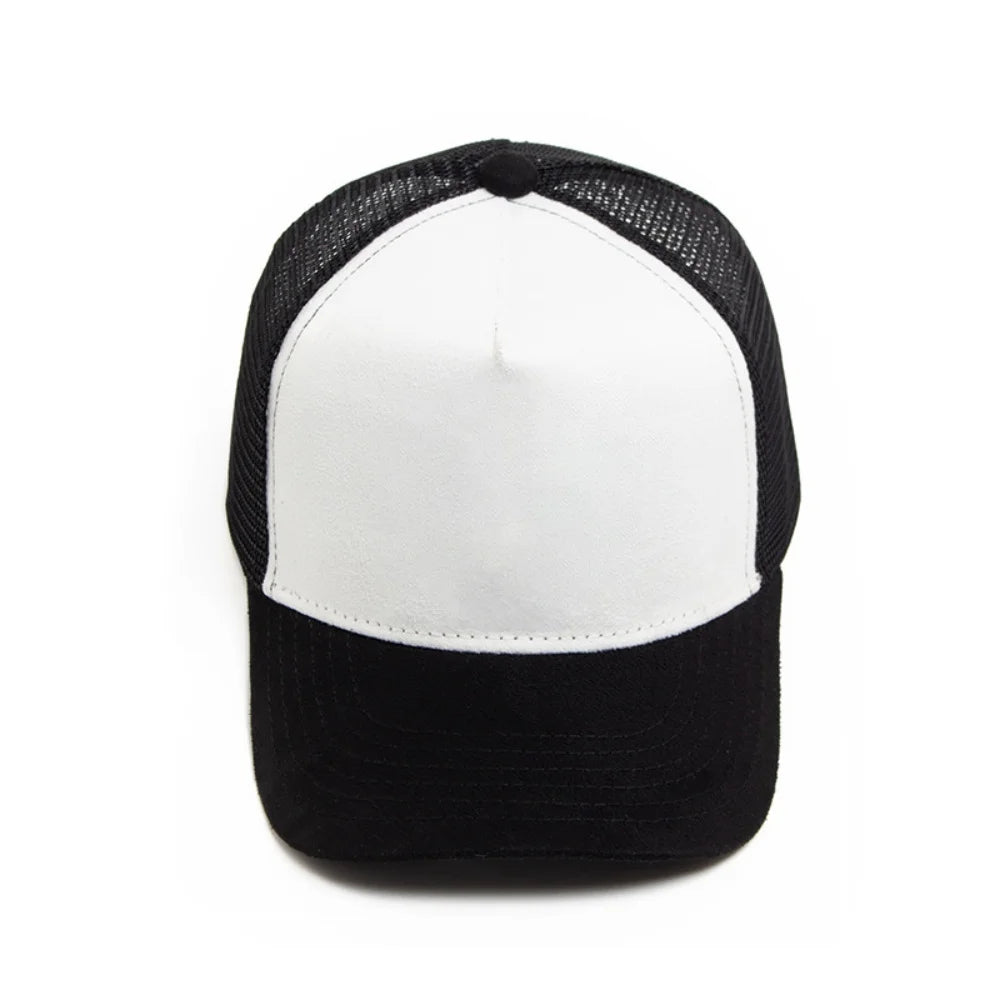 Summer Suede  Men Mesh Baseball Cap