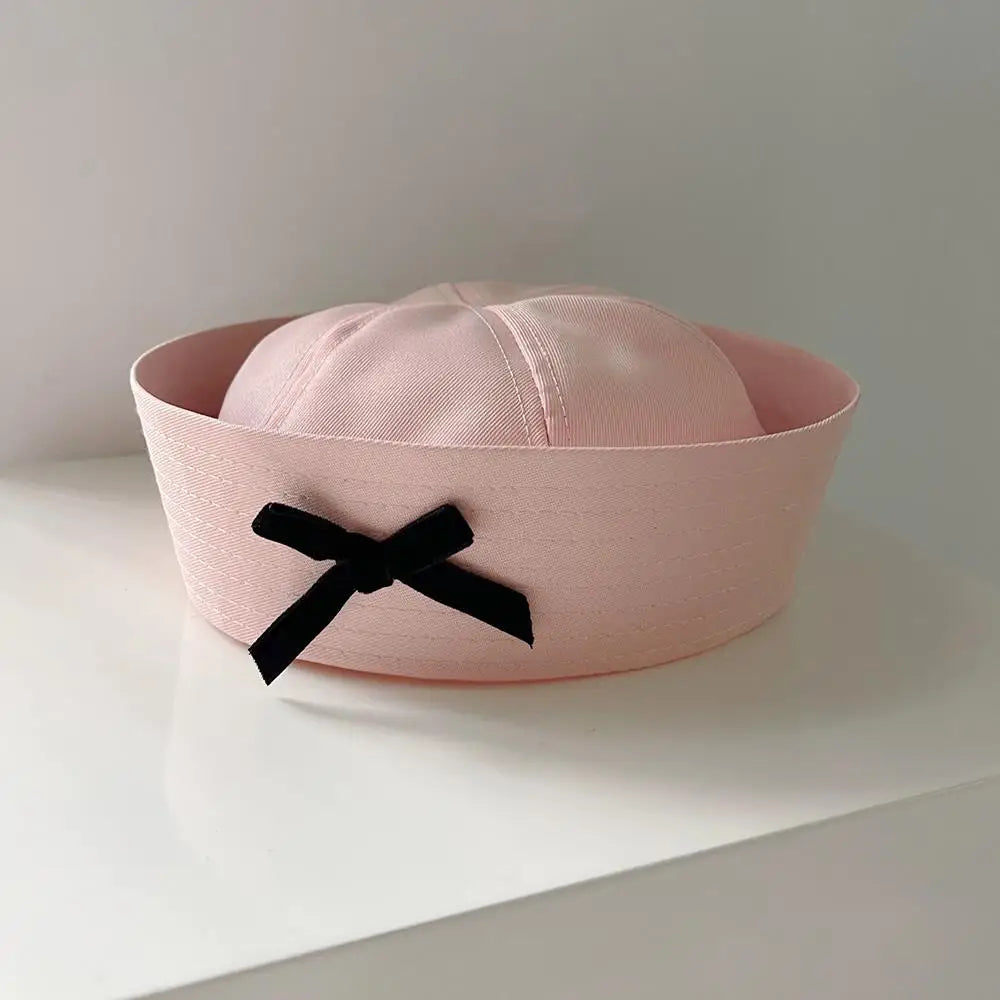 Personality Sweet Navy Hat Flip Eaves Sailor Hat UV Protection Dome Cap