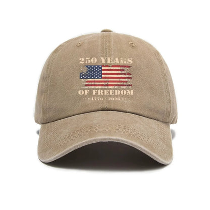 US 250th Anniversary Cap Washed Print Cap