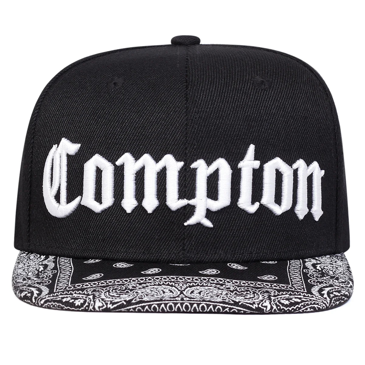 Unisex Compton Letter Embroidery Baseball Hats Spring Autumn