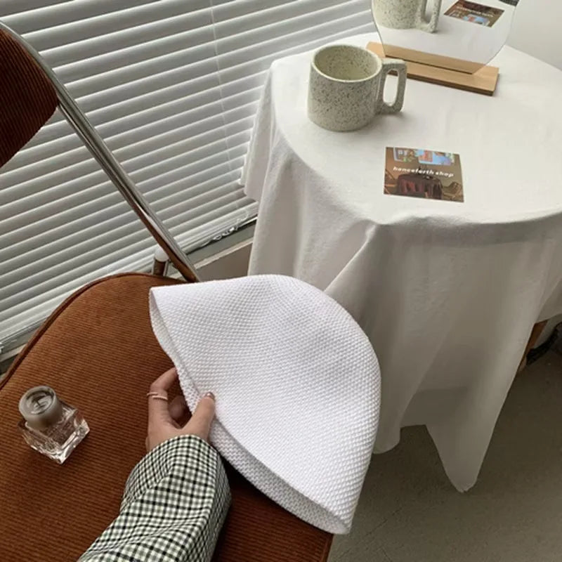New Fashion Summer Linen Hats Women Foldable Outdoor