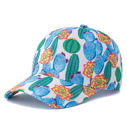 Unisex Summer Baseball Cap Fruit Print Men Women Cap