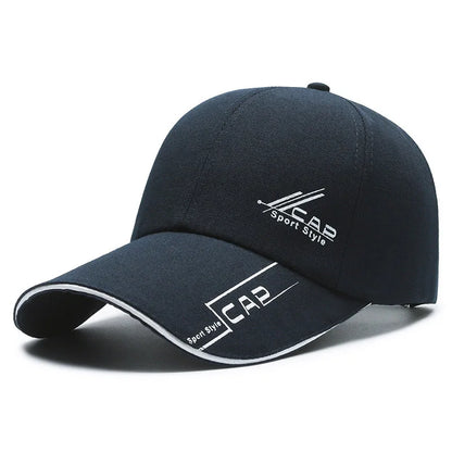 Hats Men Summer Long Brim Baseball Caps Spring Casual Outdoor Sun Fishing Hats Sunscreens Shade Caps