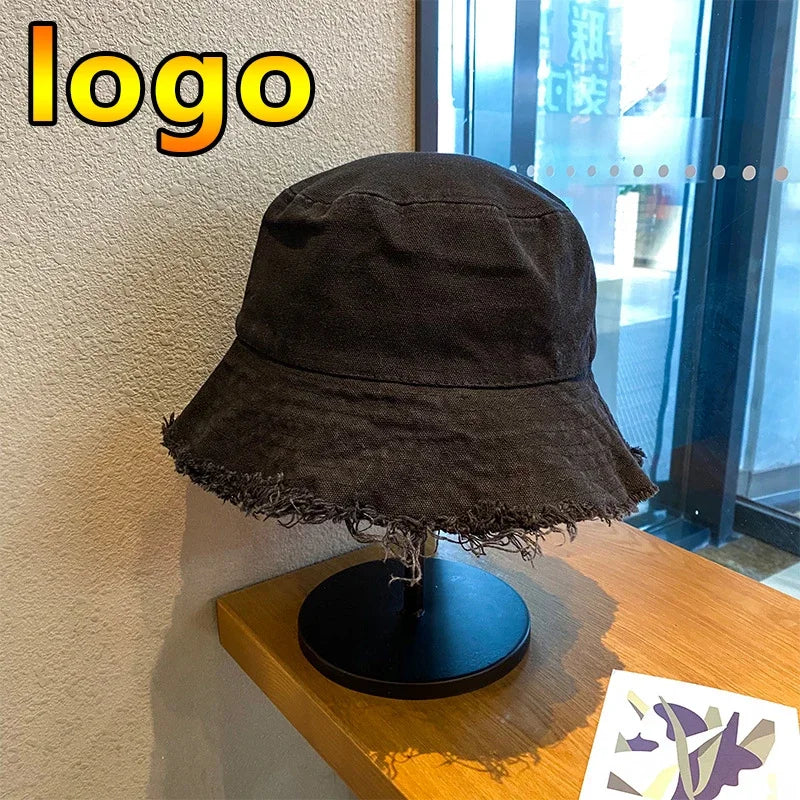 New Custom Logo Ladies Hip Hop Bucket Hats