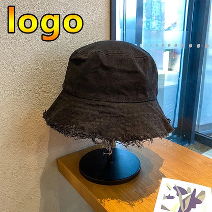 New Custom Logo Ladies Hip Hop Bucket Hats