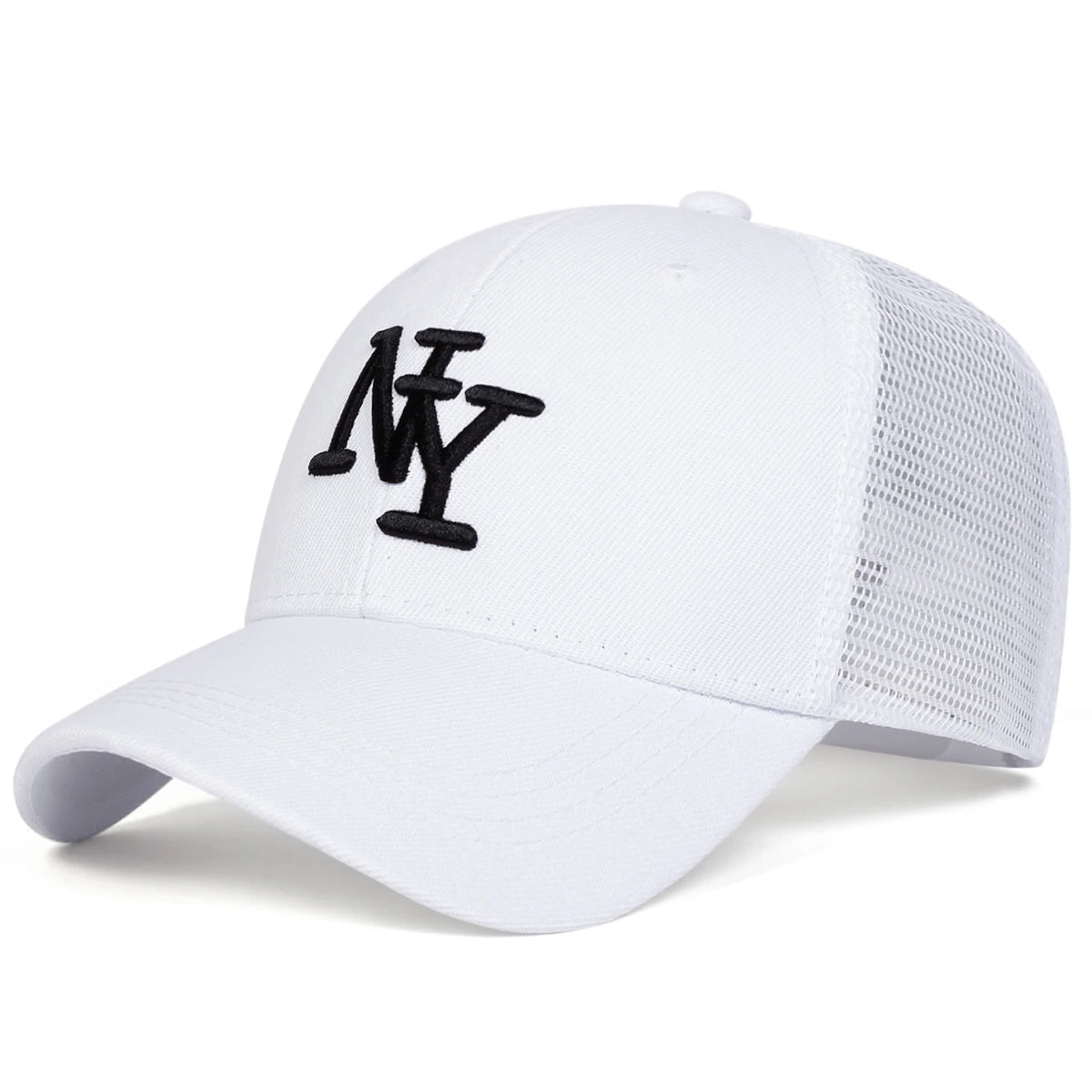 Unisex Letter Embroidery Baseball Net Caps Spring and Summer