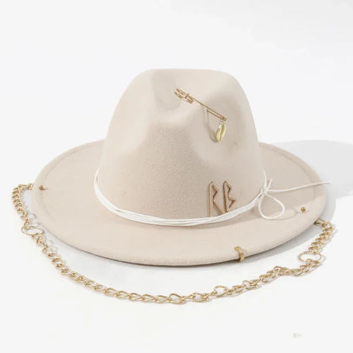 Women Luxury Designer Brand Church Hat
