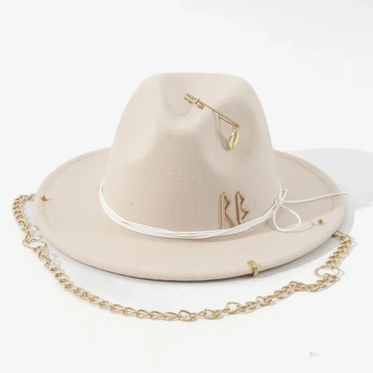 Women Luxury Designer Brand Church Hat