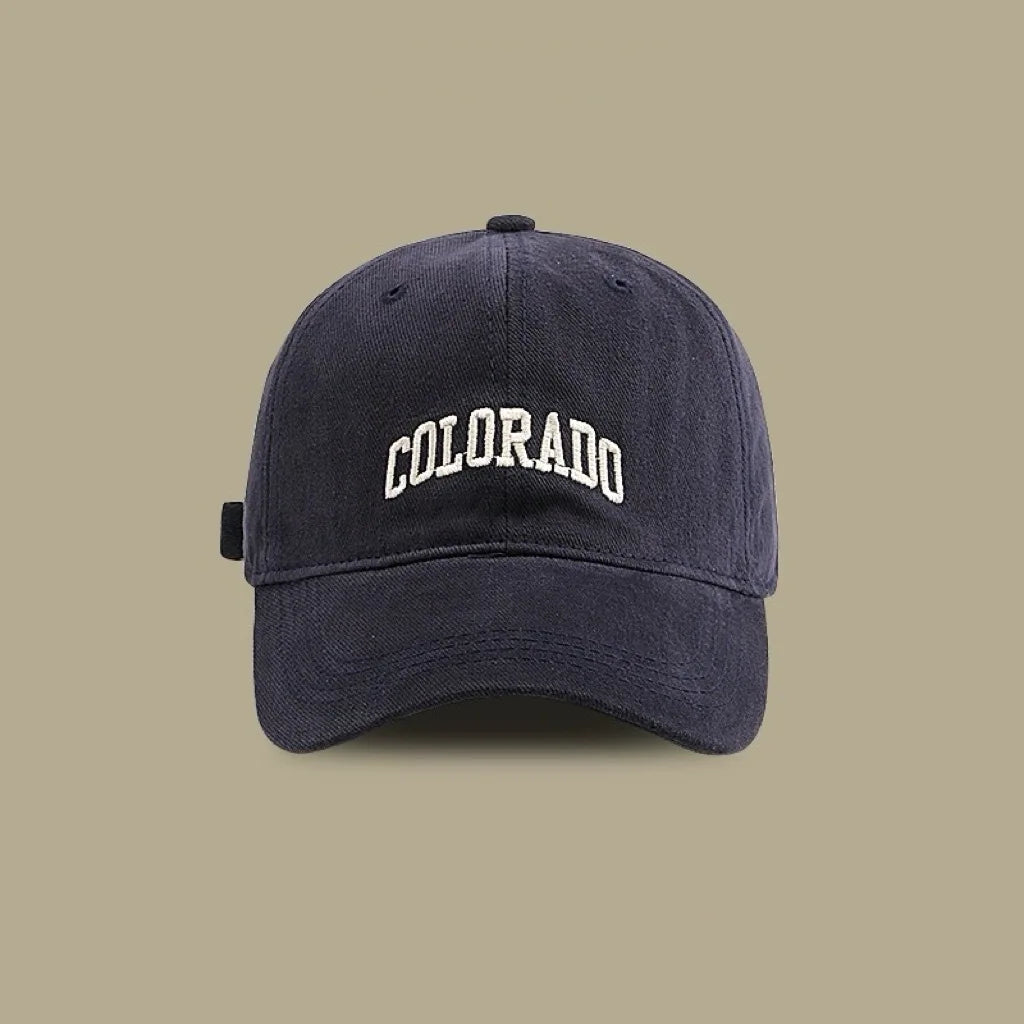 New Colorado Letter Embroidered Baseball Hat Adjustable