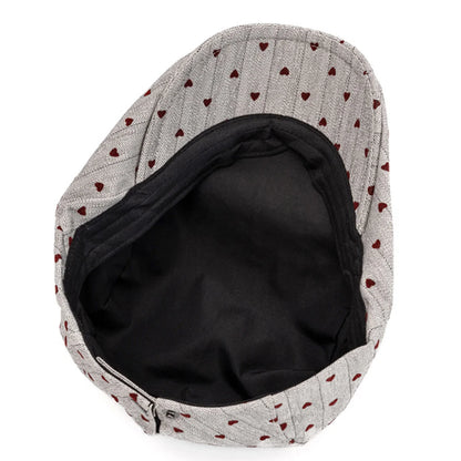 Men Women Adjustable Ivy Flat Cap Berets