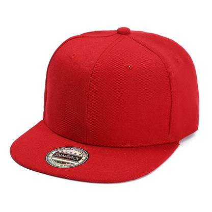 Color-Blocked Flat-Brim Baseball Cap Versatile Sunshade And Sun Protection Hat