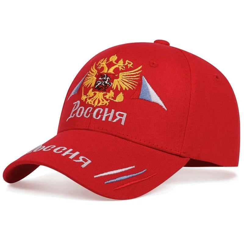 Russia Baseball Caps Russia Badge Embroidery Golf Caps