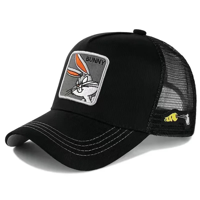 Cute Anime Pattern Baseball Cap Embroidered Baseball Hat Adjustable Hip Hop Outdoor Sun Protection Hat Gifts