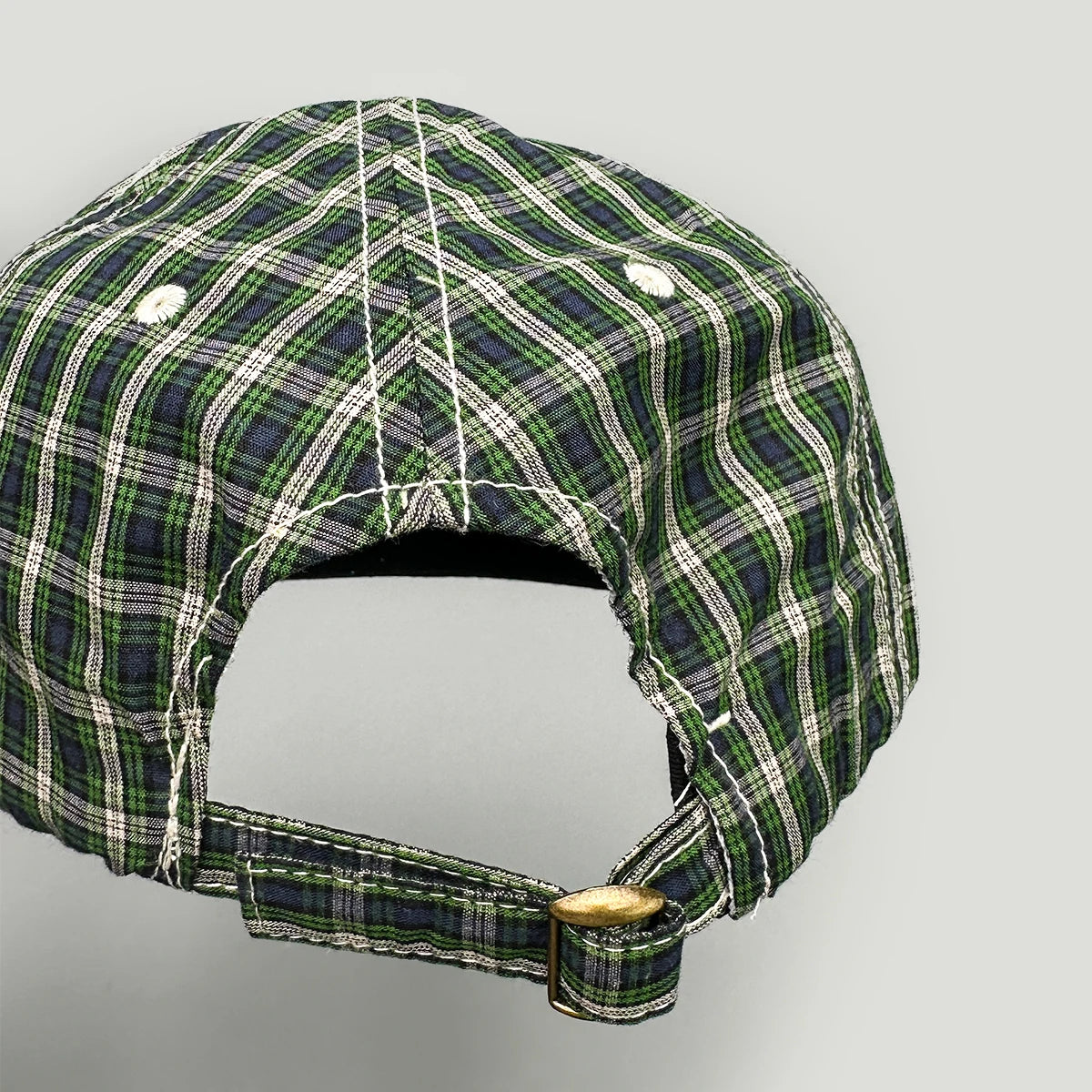 Quick-Dry Plaid Embroidered Letters Baseball Hats New Men Women
