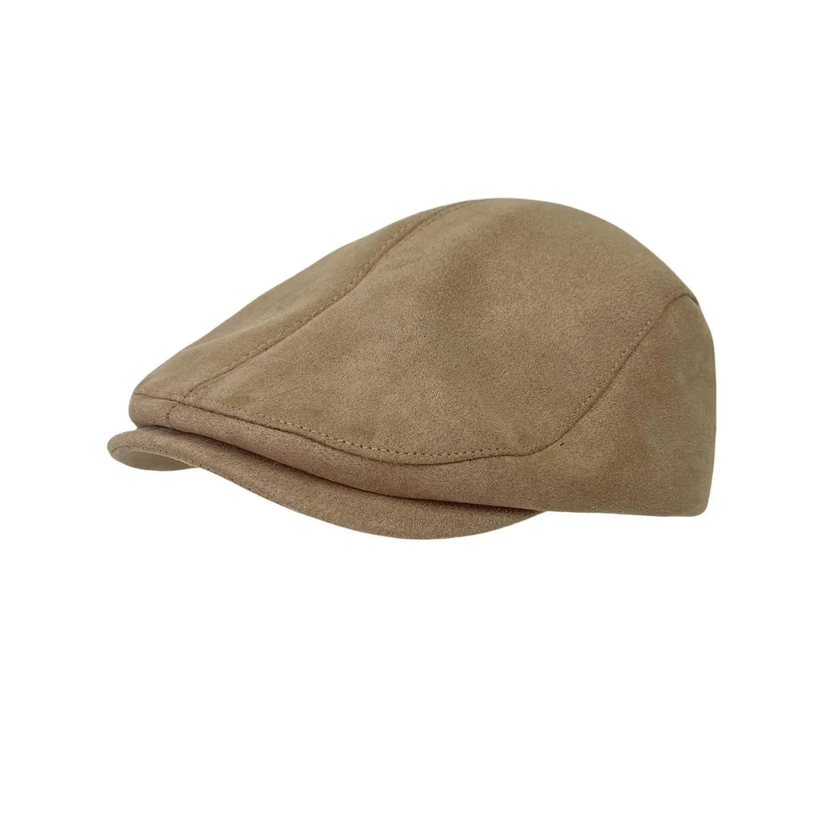 Peaked Cap Suede Visor Women's Cap British Style Newsboy Cap