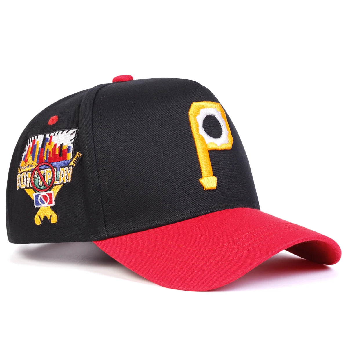 Unisex Personalized P Letter Embroidery Baseball Caps Spring Autumn