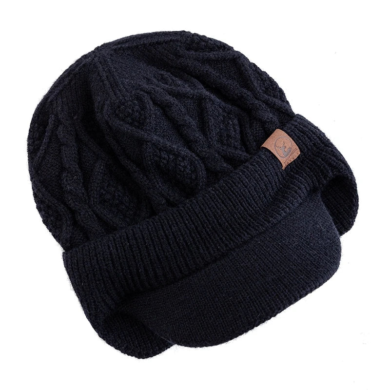 New Unisex Winter Hat Plush Fur Lined Warm Earflap Cap