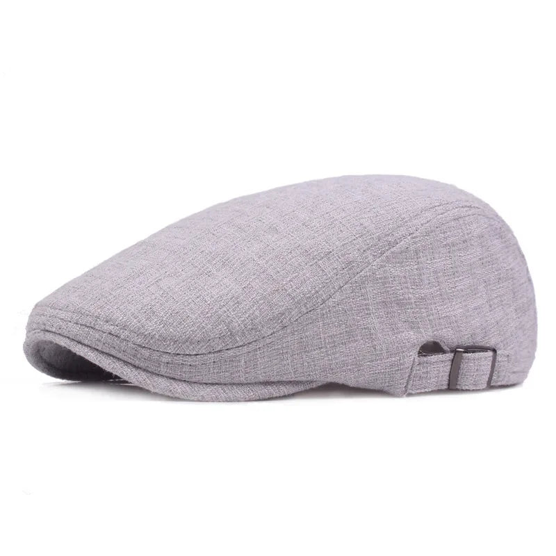 2026 New Summer Thin Double Breasted Beret Fashion Men