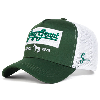 Unisex Since 1973 Letter Embroidery Baseball Net Caps Spring and Summer