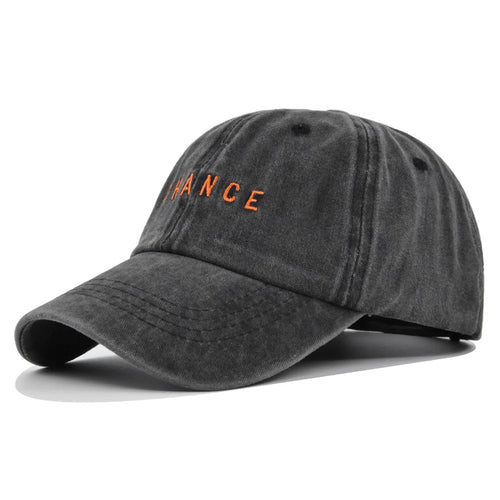 Retro Chance Letter Embroidery Baseball Caps Men