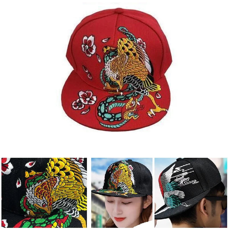 Men and Women's Rivet Flat Hat, Punk Rock, Hip Hop Stud Snapback Caps, Male, Female, Youth, Teenagers, Boys, Girls