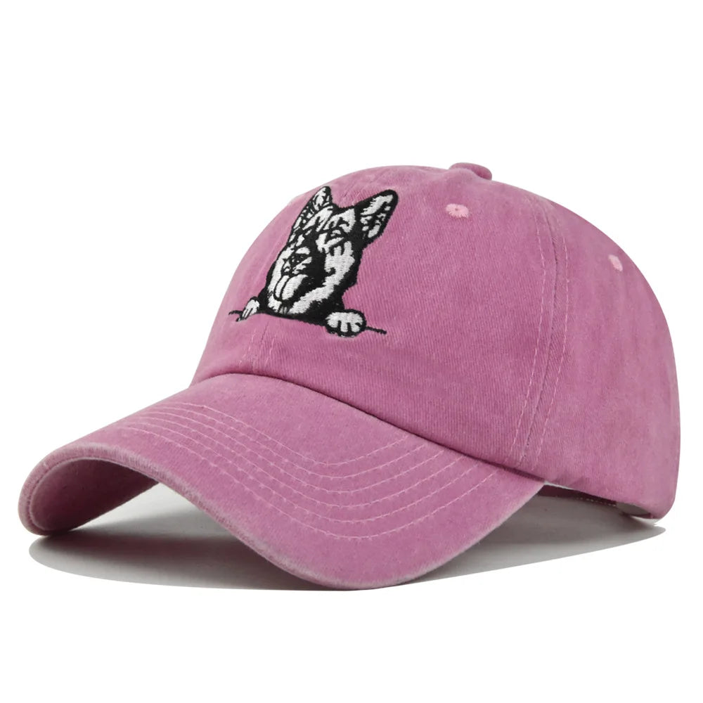 2026 Spring Summer Men Women Baseball Cap Dog Animals Embroidery Snapback Hats