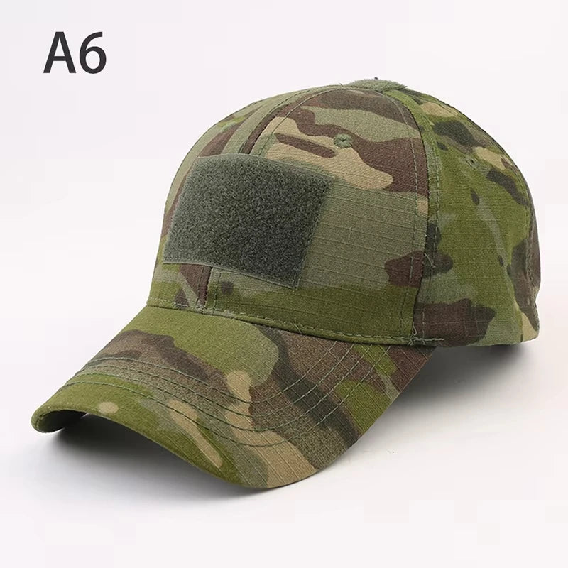 1pc Baseball Caps Camouflage Tactical Outdoor Soldier Combat Paintball Hat Summer